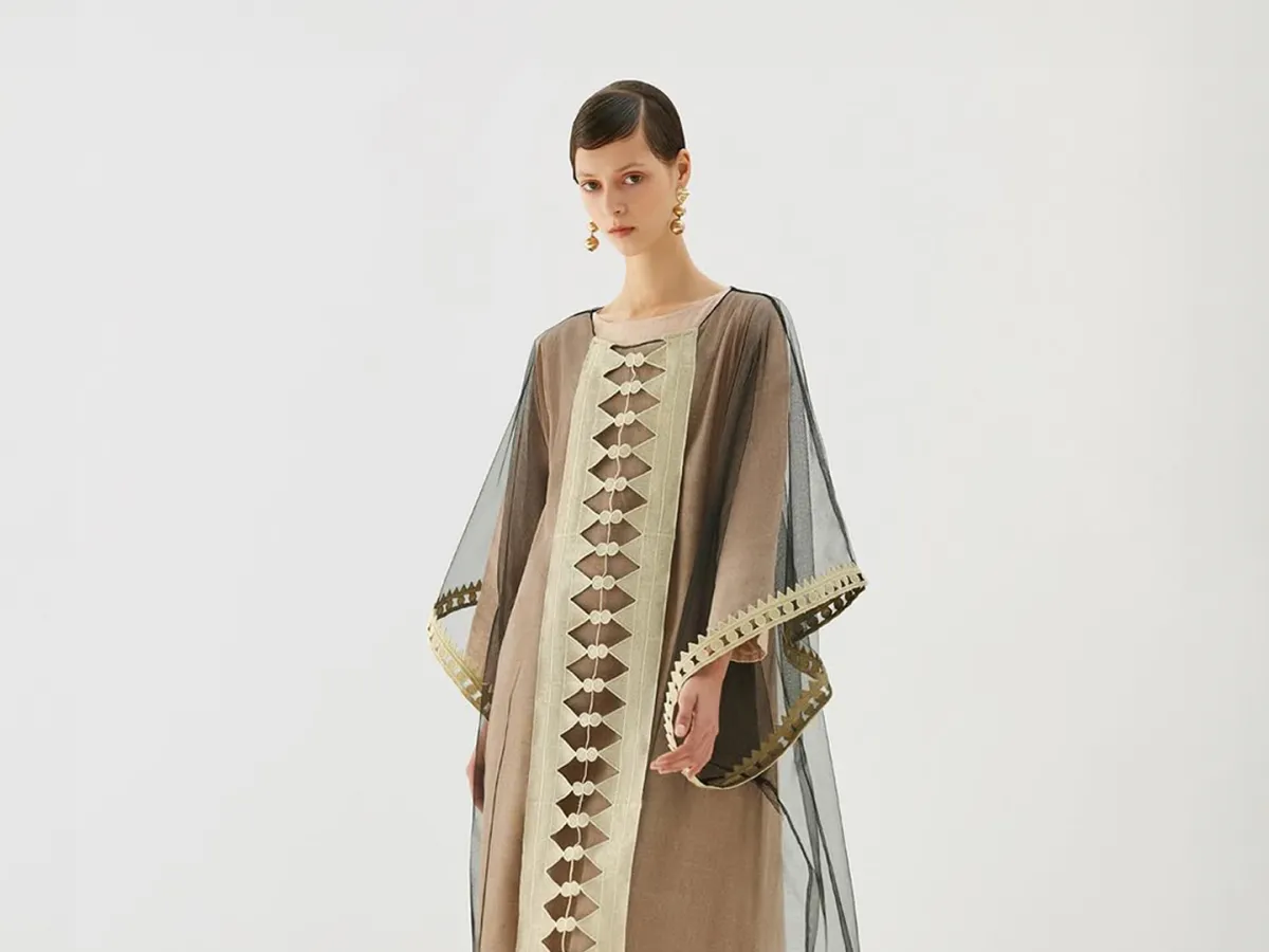 عباية من تصميم نورة آل الشيخ- الصورة من حساب المصممة على إنستغرام