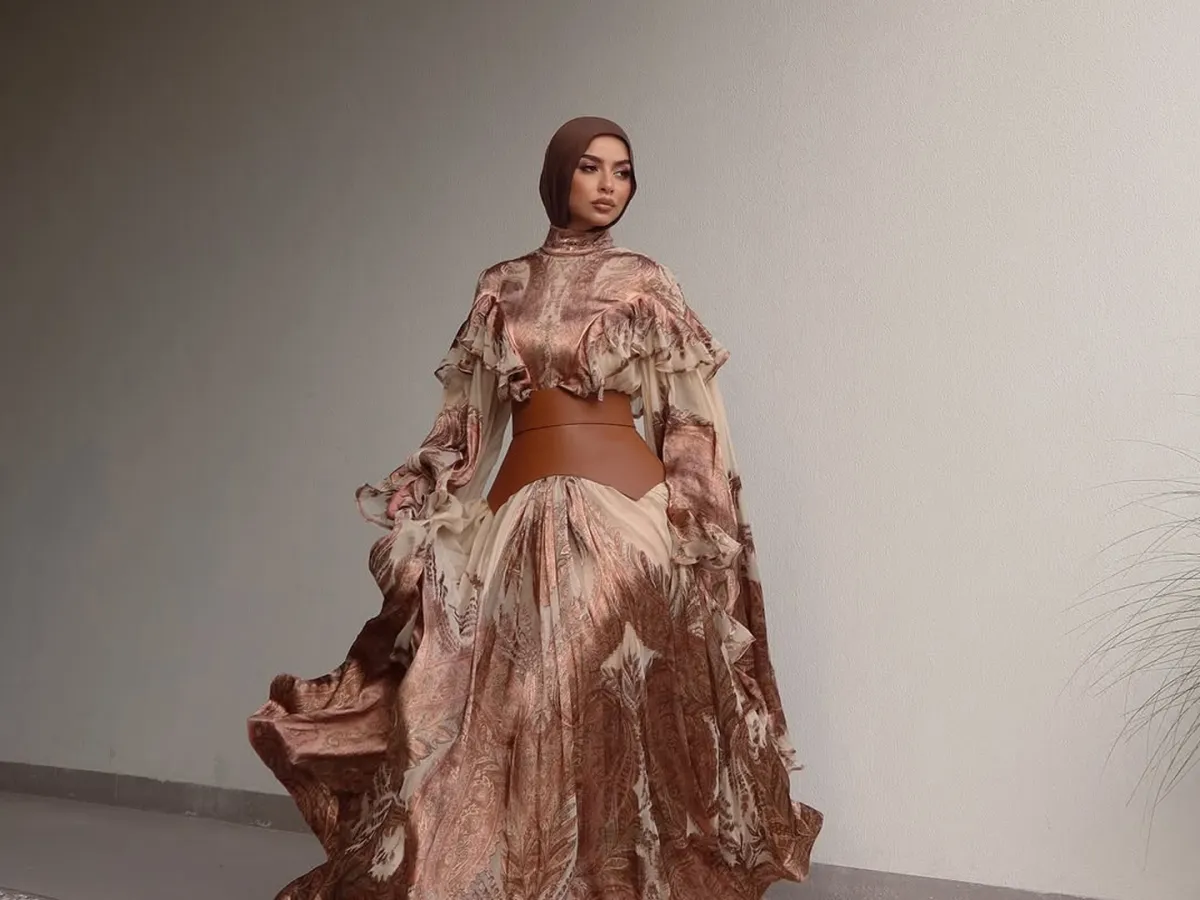 مدونة الموضة سهى طه - الصورة من حسابها على إنستغرام