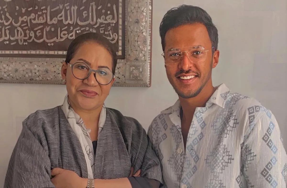 عبدالله الطراروة وسعاد عبدالله- الصورة من حسابه على الانستغرام