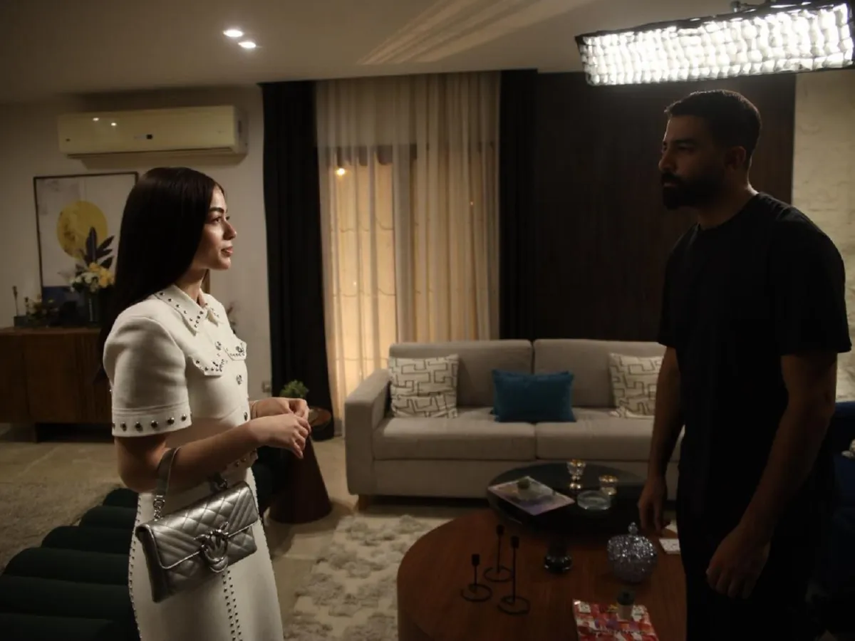 ليلى أحمد زاهر وحازم ايهاب - الصورة من الشركة المنتجة