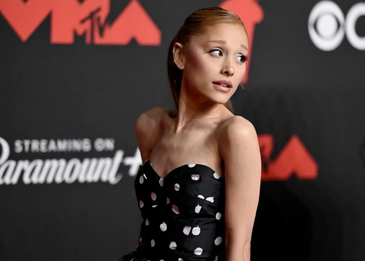 أريانا غراندي Ariana Grande من حفل توزيع جوائز إم تي في للفيديو الموسيقي 2025. مصدر الصورة: Noam Galai/Getty Images for MTV/AFP
