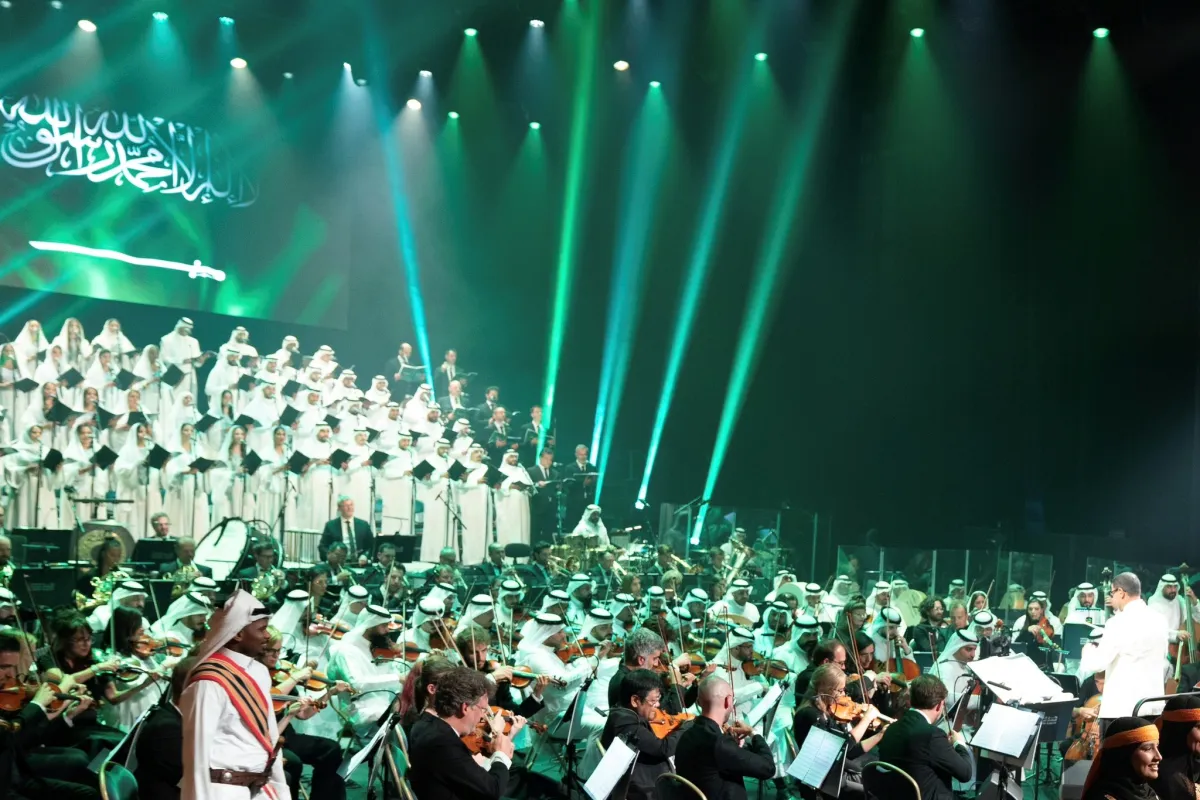 الصورة من الحساب الرسمي لهيئة الموسيقى على منصة اكس