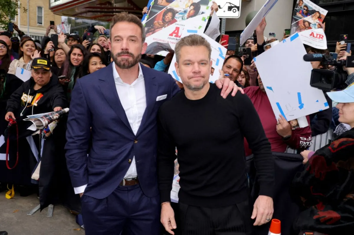 بن أفليك و مات ديمون Ben Affleck and Matt Damon Michael Loccisano/Getty Images for SXSW/AFP (Photo by Michael loccisano / GETTY IMAGES NORTH AMERICA / Getty Images via AFP)