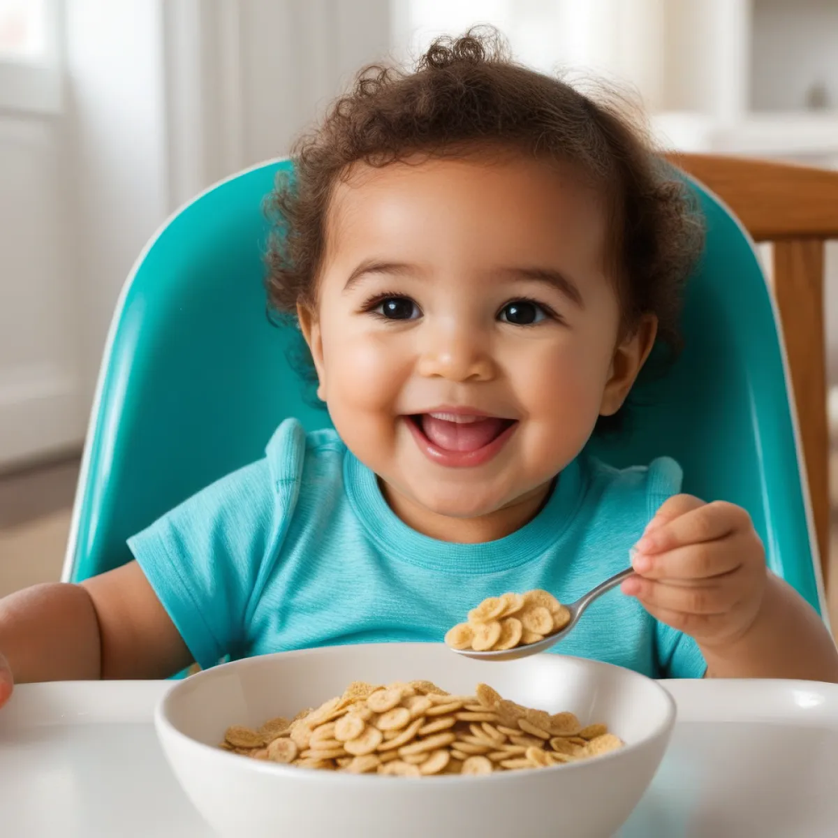 صورة لطفلة قبل الذهاب للحضانة