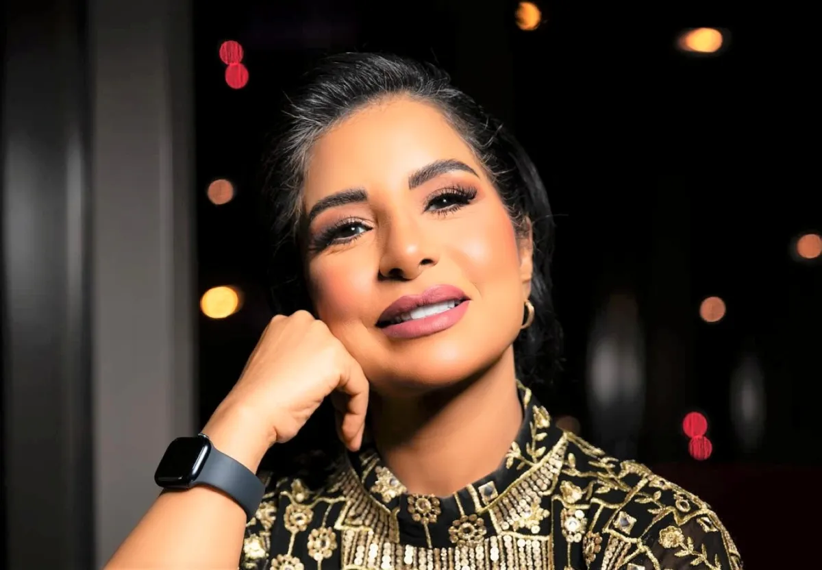 مي البلوشي- الصورة من حسابها  على الانستغرام