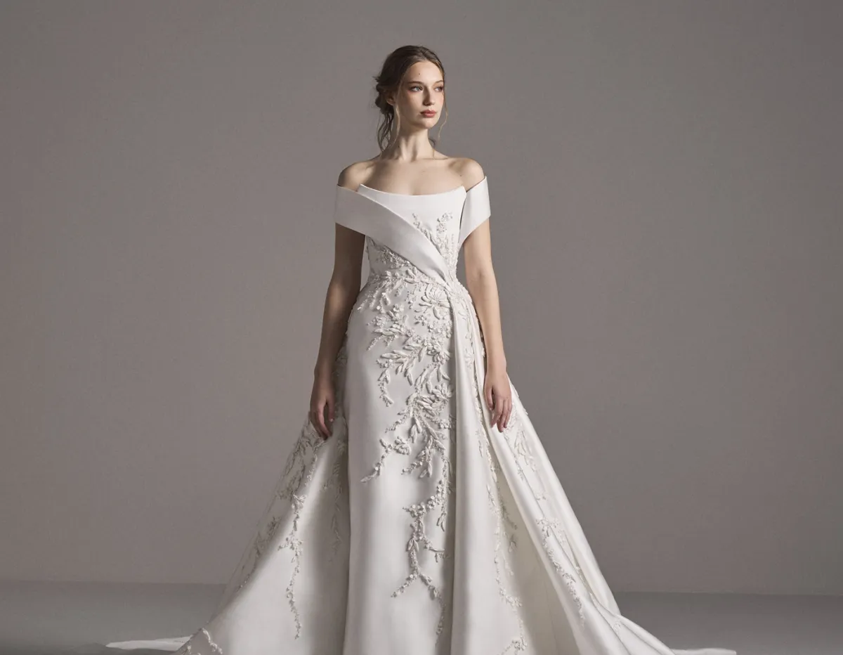 من مجموعة فساتين زفاف رامي العلي لموسم 2026 - الصورة من العلامة 