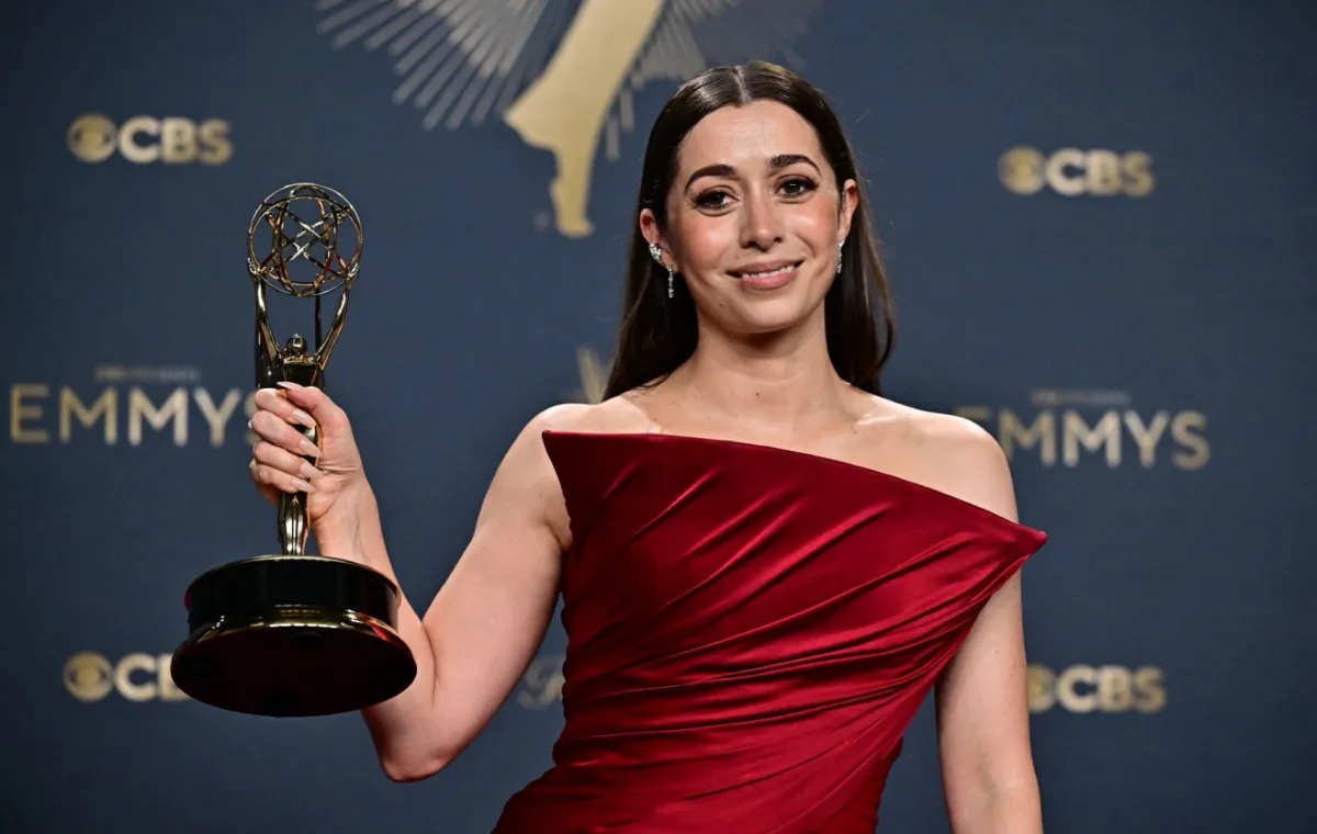 كريستين ميليوتي Cristin Milioti من حفل توزيع جوائز إيمي برايم تايم 2025. مصدر الصورة: Frederic J. Brown / AFP