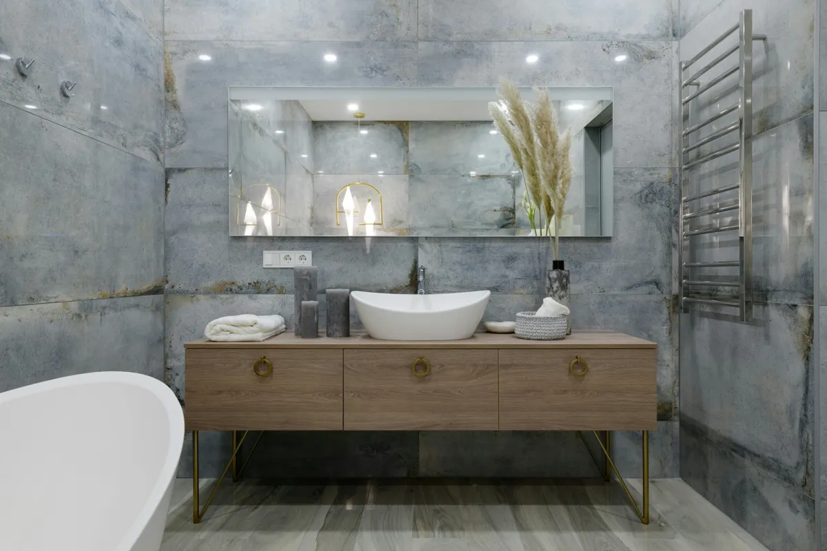 تصميم عملي في الحمام 