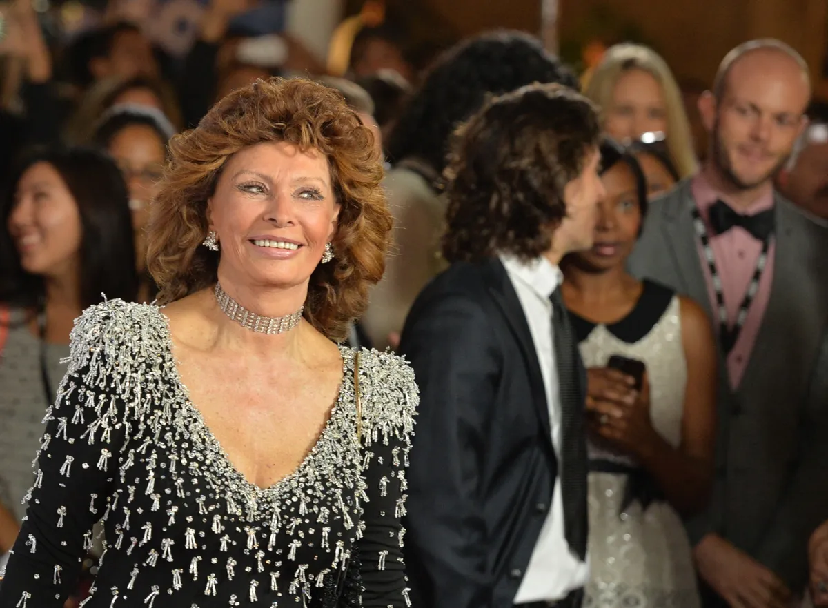 صوفيا لورين Sophia Loren (مصدر الصورة: MARK RALSTON / AFP)