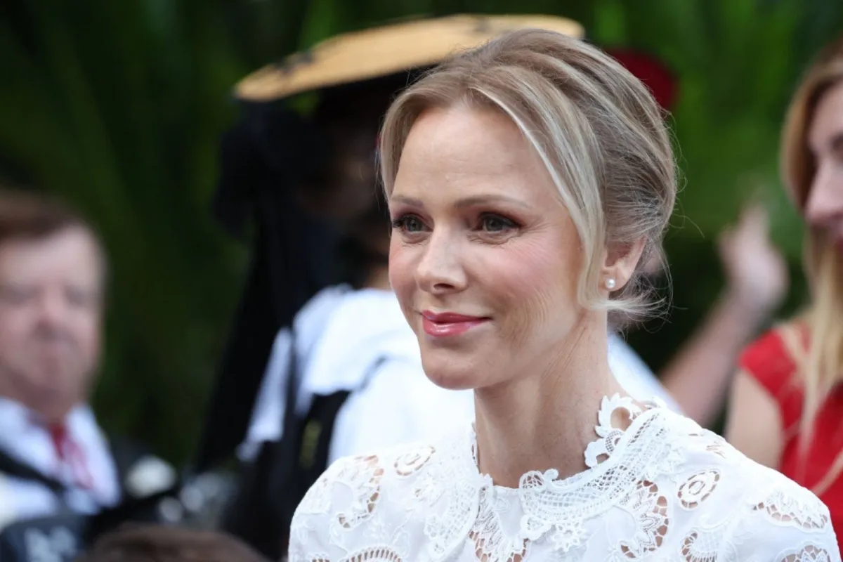 الأميرة شارلين في إمارة موناكو (Princess Charlene in The Principality of Monaco). مصدر الصورة: Valery HACHE / AFP