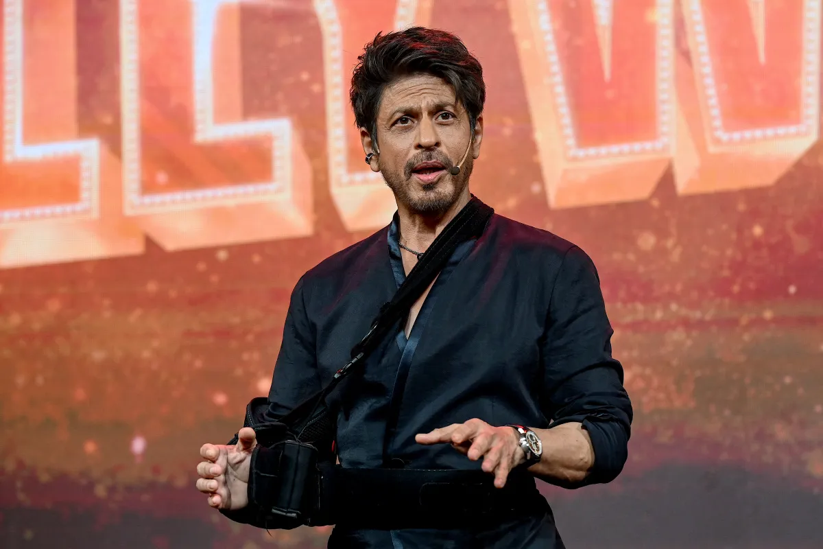شاروخان في مومباي (Shah Rukh Khan in Mumbai). مصدر الصورة: Sujit JAISWAL / AFP