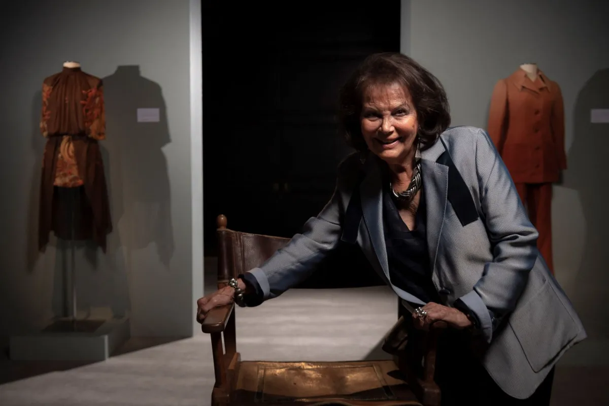 كلوديا كاردينالي في باريس (Claudia Cardinale in Paris). مصدر الصورة: Lionel BONAVENTURE / AFP