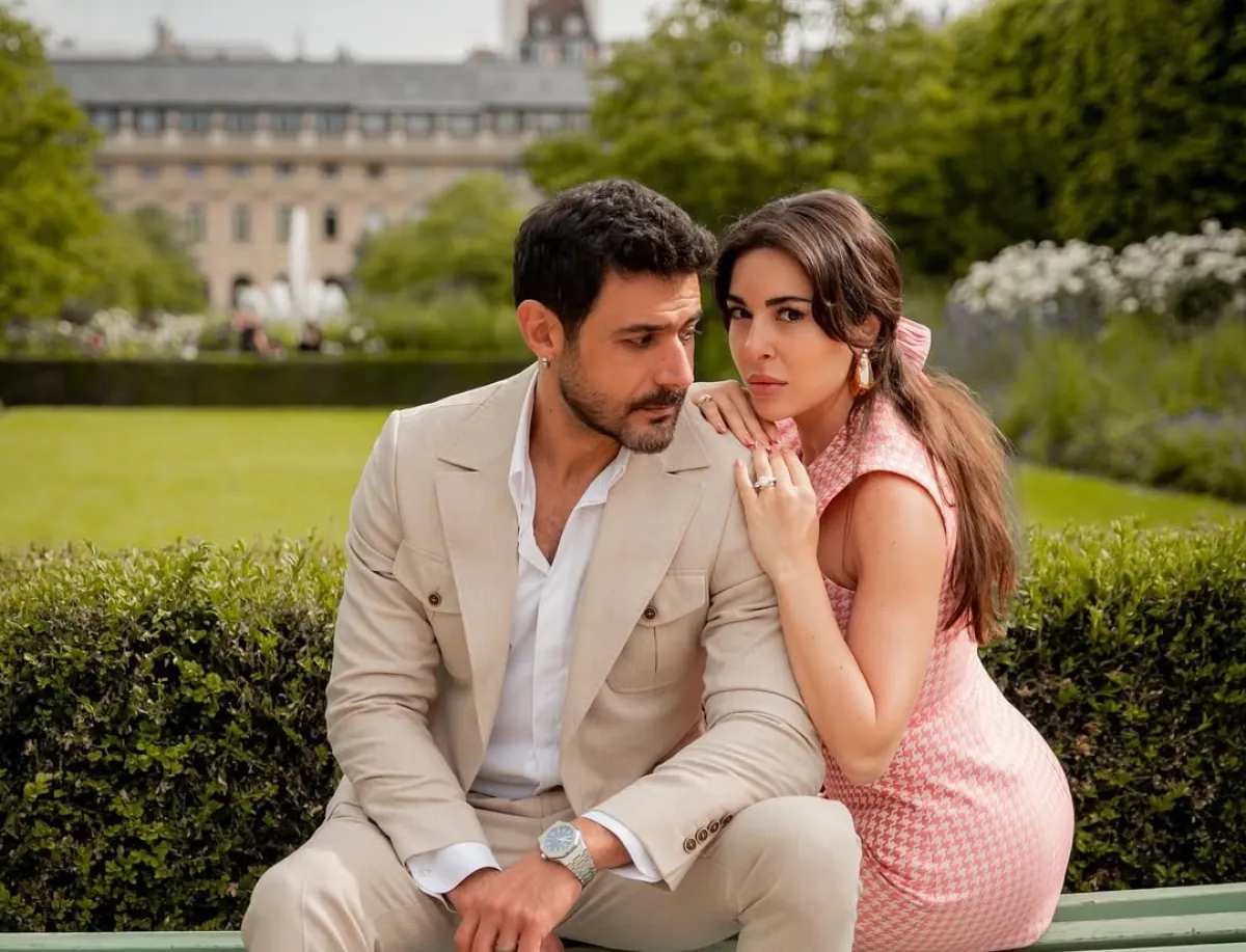 وسام فارس وسارة أبي كنعان- الصورة من حسابها على إنستغرام