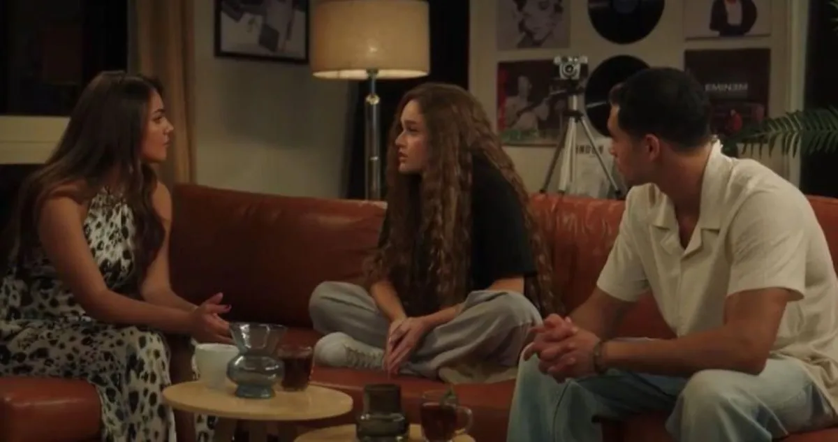 نور إيهاب في أحدى مشاهد ما تراه ليس كما يبدو - الصورة من المركز الإعلامي للمسلسل