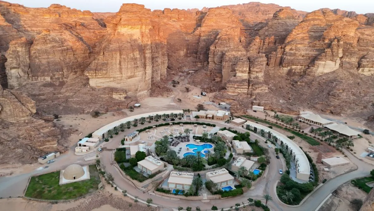 منتجعات سياحية في العلا شمال غربي السعودية