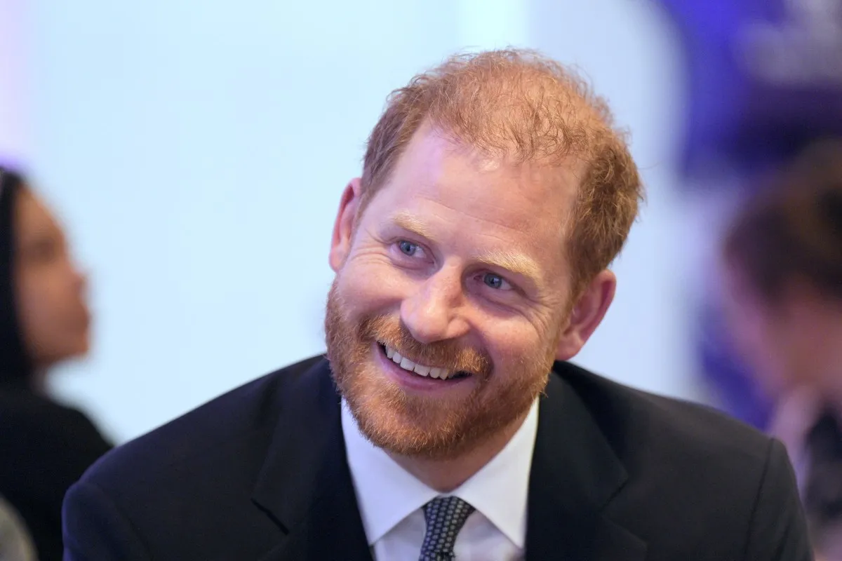 الأمير هاري Prince Harry في زيارته لمؤسسة WellChild. مصدر الصورة  AARON CHOWN / POOL / AFP