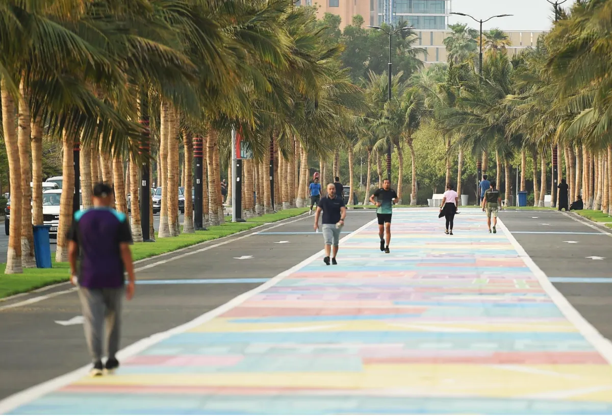 ممشى رياضي في مدينة جدة. مصدر الصورة (منصة الصور السعودية)