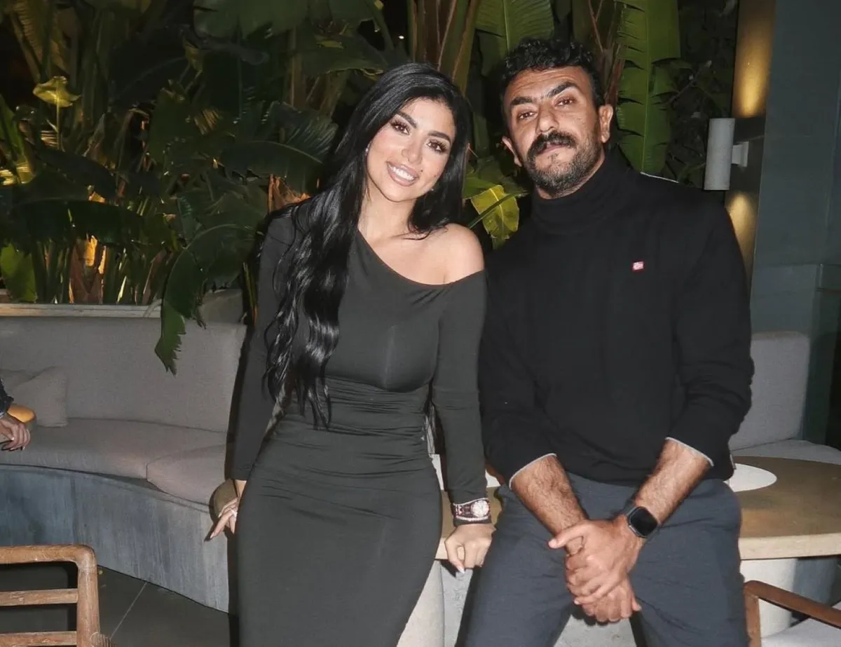 كارولين عزمي مع أحمد العوضي- الصورة من حسابها على إنستغرام