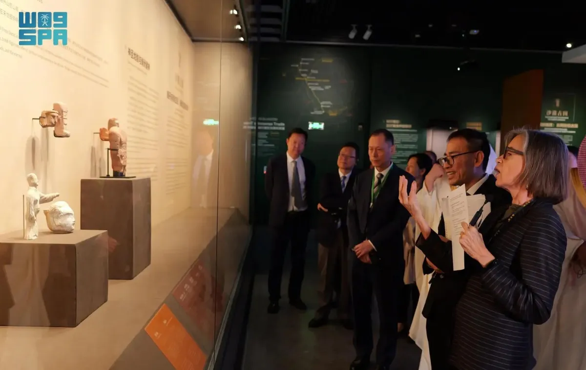 معرض لمحات من الممالك القديمة في شمال الجزيرة العربية - الصورة من وكالة الأنباء السعودية "واس"