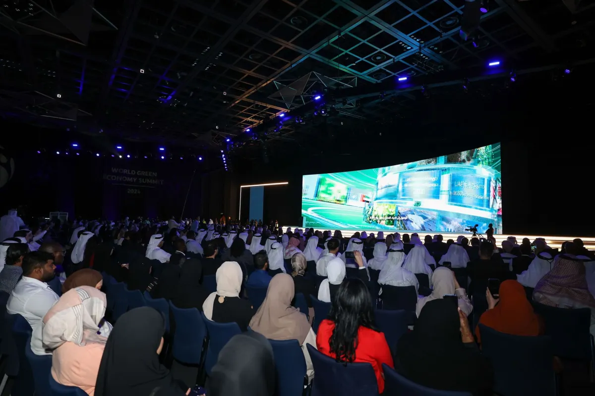 القمة العالمية للاقتصاد الأخضر  - الصورة من وكالة الأنباء الإماراتية "وام"