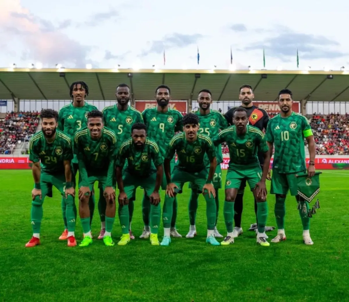 المنتخب السعودي الأول لكرة القدم - الصورة من حساب المنتخب السعودي على منصة إكس