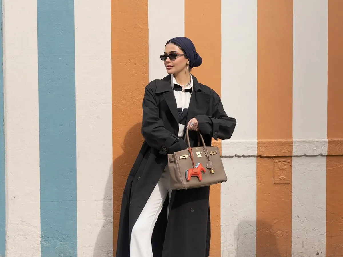 مدونة الموضة حنين الصيفي - الصورة من حسابها على إنستغرام