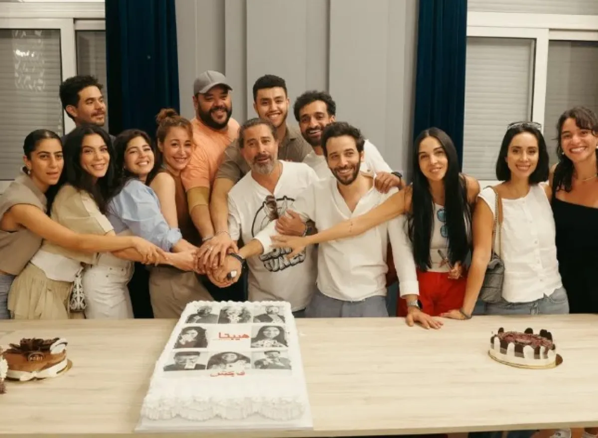 فريق عمل فيلم هيبتا: المناظرة الأخيرة - الصورة من حساب المخرج هادي الباجوري على انستغرام