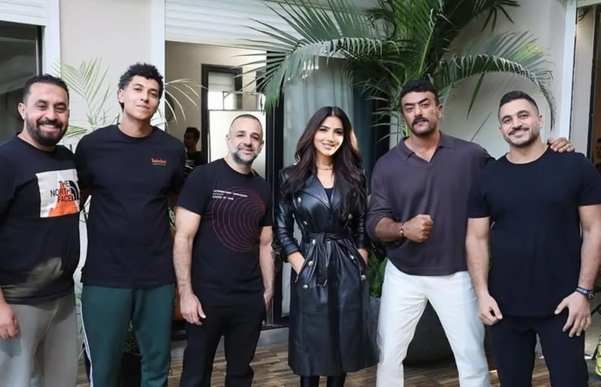 كواليس فيلم شمشون ودليلة - الصورة من صفحة المنتج أحمد السبكي على إنستغرام