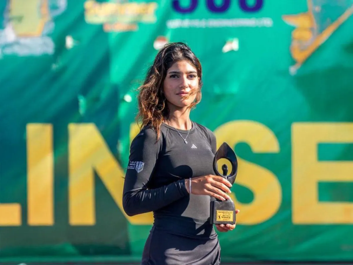 اللاعبة السعودية هنية منهاس - الصورة من حساب أكاديمية مهد الرياضية على منصة إكس