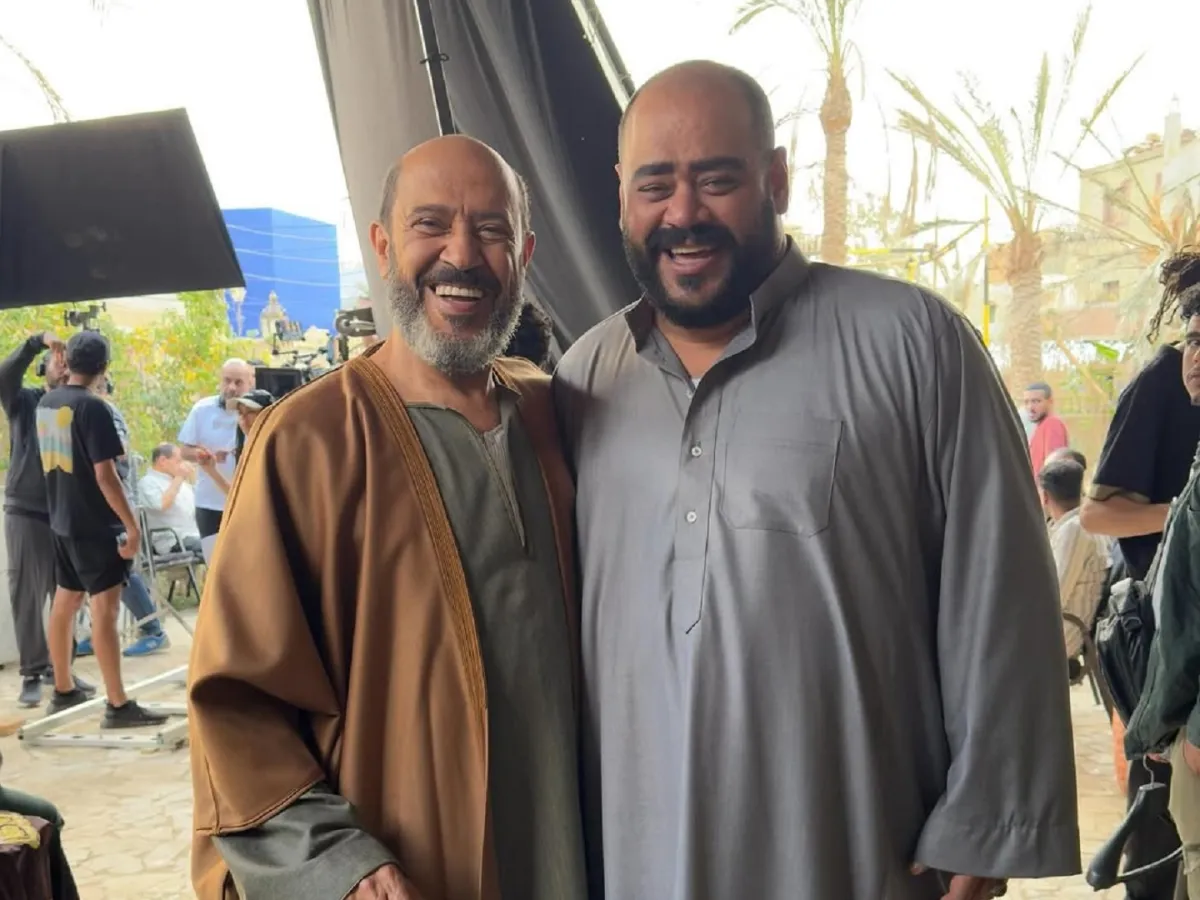 محمد ممدوح وأشرف عبد الباقي من فيلم السادة الأفاضل - الصورة من حساب أشرف عبد الباقي على إنستغرام