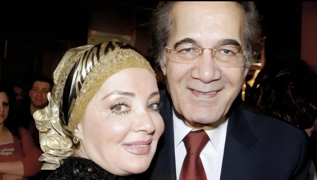 محمود ياسين وزوجته شهيرة- مصدر الصورة: رانيا محمود ياسين