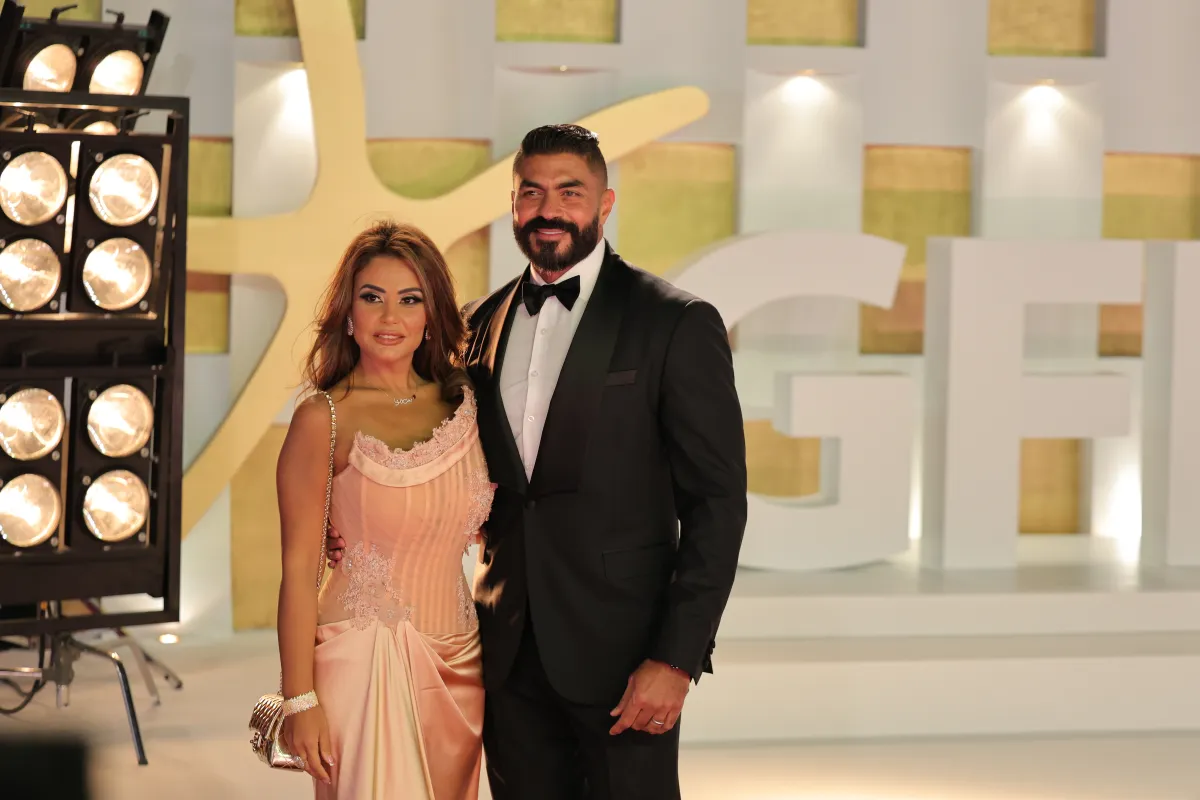 خالد سليم وزوجته - صورة خاصة لسيدتي تصوير يحيى أحمد