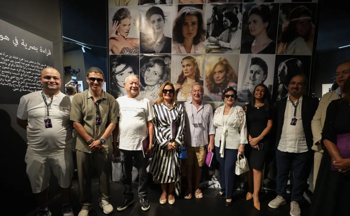 معرض يسرا الفني- الصورة من المركز الإعلامي لمهرجان الجونة