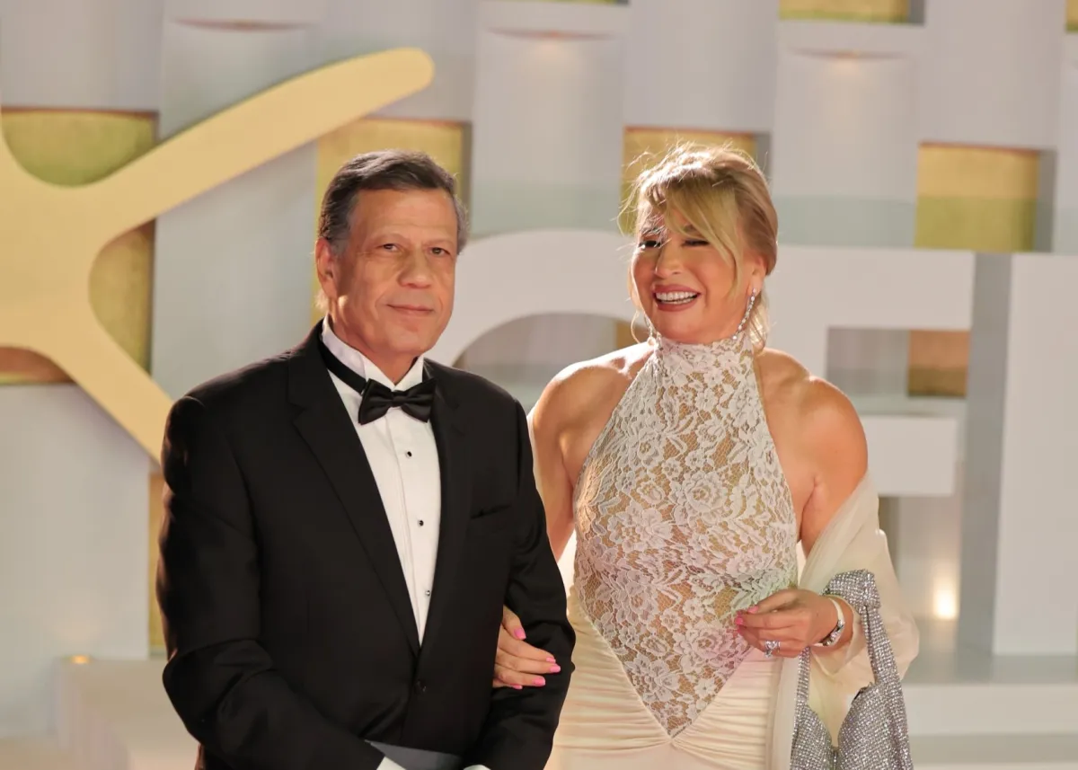 إيناس الدغيدي وزوجها - صورة خاصة لسيدتي تصوير يحيى أحمد