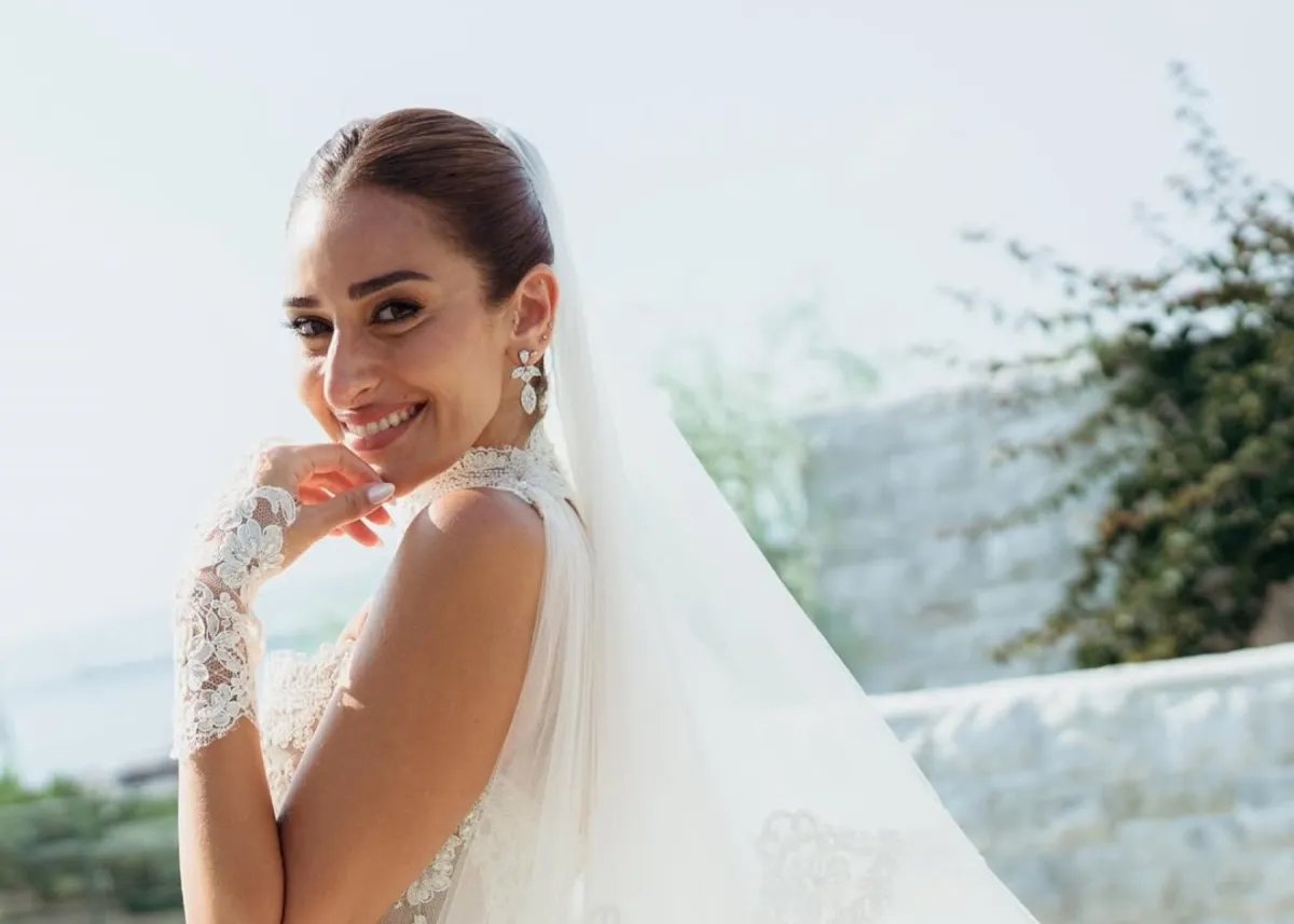 أمينة خليل من حفل زفافها - تصوير لميس مجدي