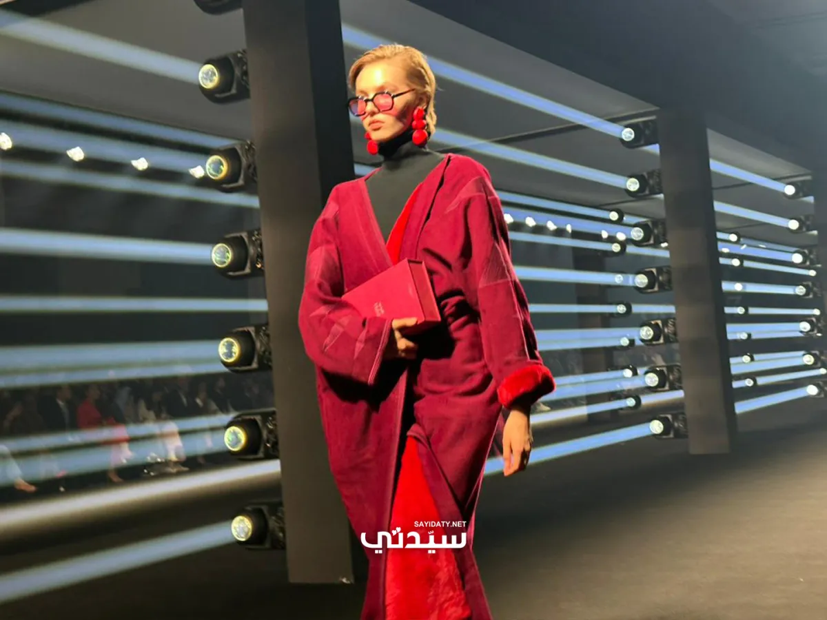 من عرض قُرمز ضمن أسبوع الأزياء في الرياض- تصوير عبير بوحمدان "خاص سيدتي"