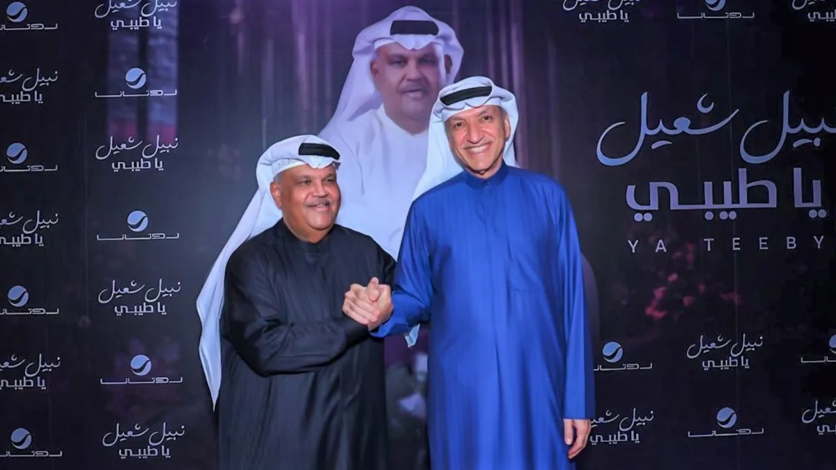 سالم الهندي ونبيل شعيل- الصورة من المركز الاعلامي لـ روتانا