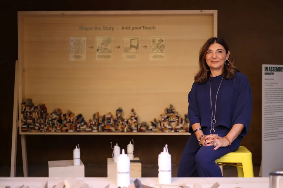 المصممة اللبنانية ندى دبس