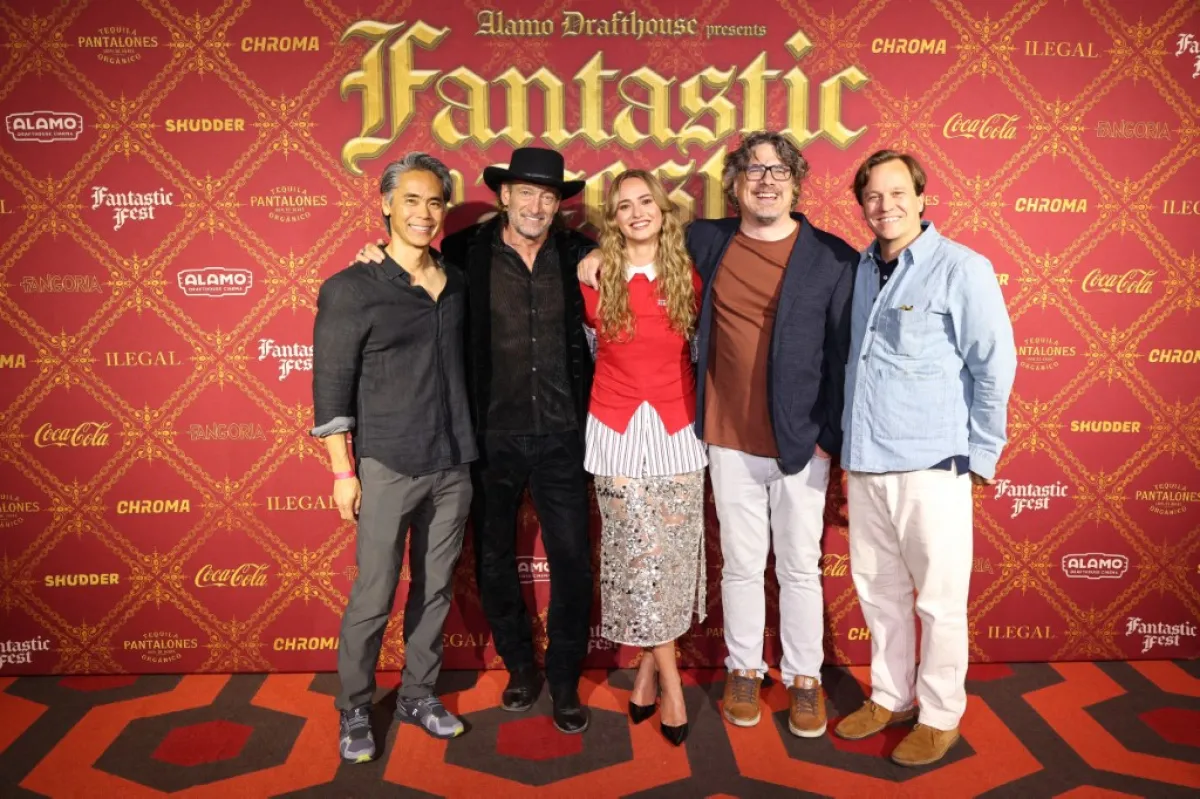 أبطال فيلم "Primate" في حفل World Premiere at Fantastic Fest 2025 - تكساس - مصدر الصورة Getty Images for Paramount Pictures/AFP (Photo by Rick Kern / GETTY IMAGES NORTH AMERICA / Getty Images via AFP