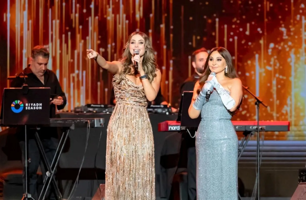 إليسا وأنابيلا هلال- الصورة من المركز الاعلامي لشركة بنش مارك