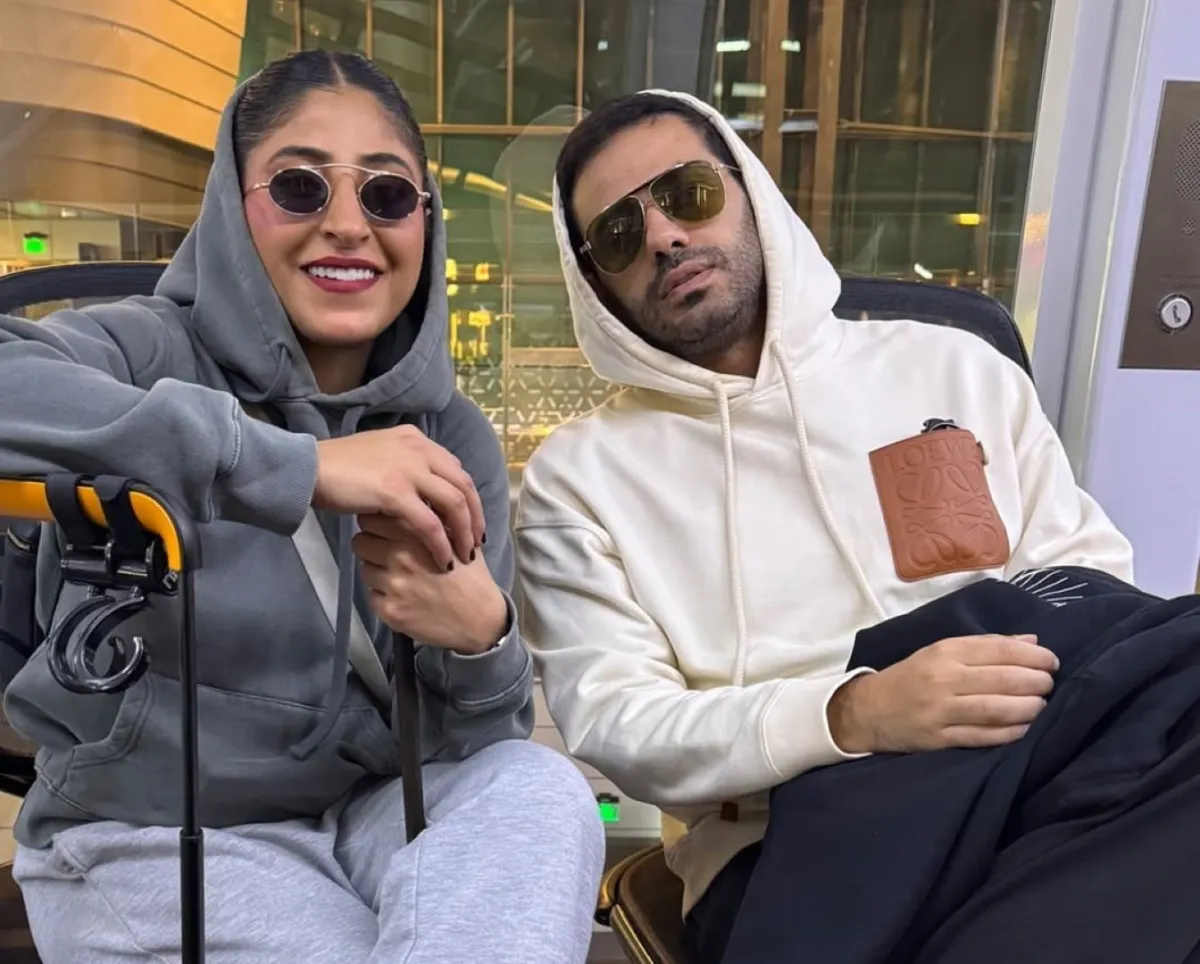 عبد الله بوشهري وشجون الهاجري - الصورة من صفحته على انستغرام