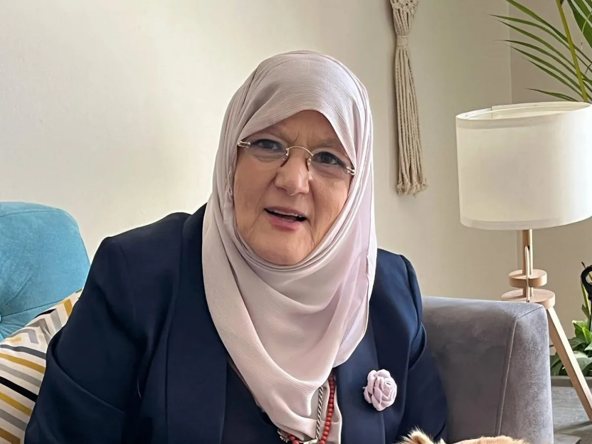 شمس البارودي - الصورة من حساب عمر حسن يوسف على فيسبوك