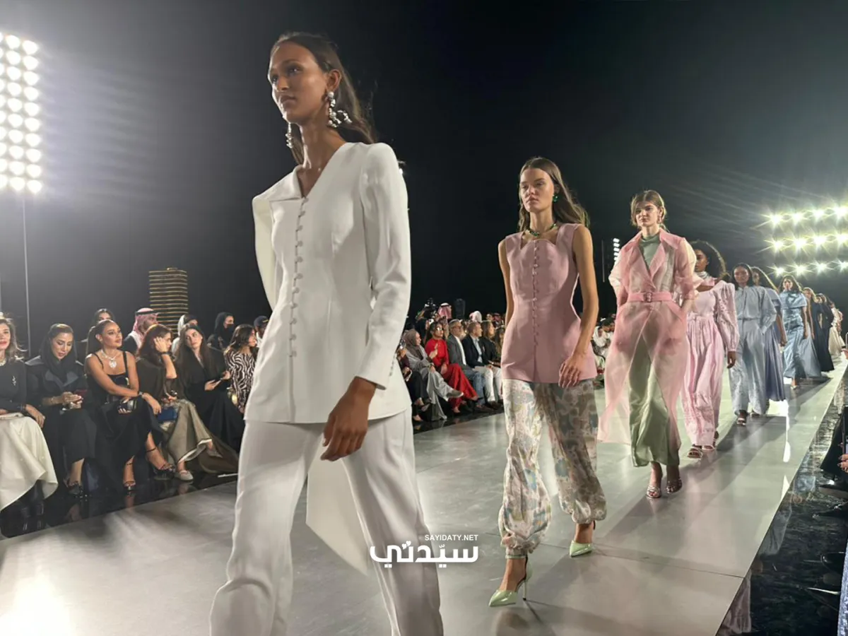 من عرض منى الشبل ضمن أسبوع الأزياء في الرياض- تصوير عبير بوحمدان  "خاص سيدتي"