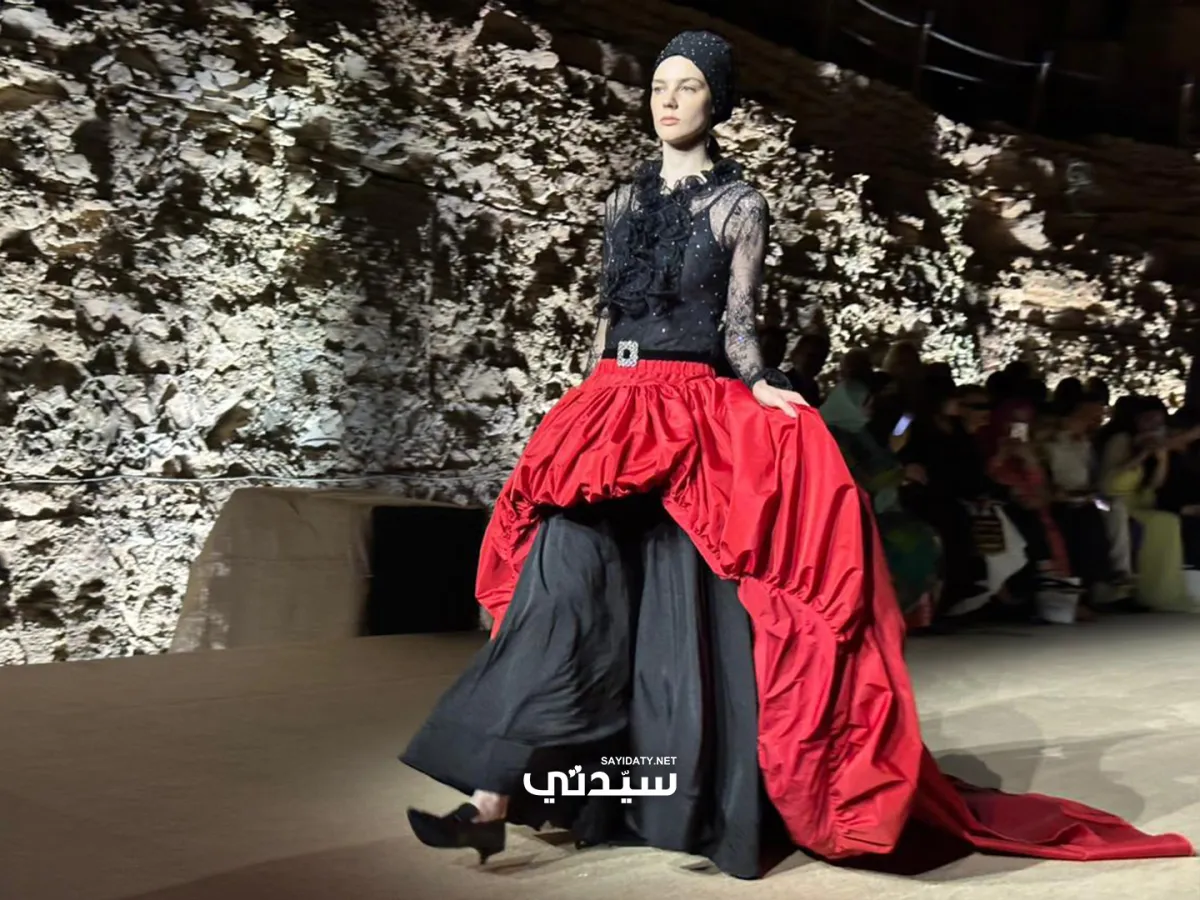 ​من عرض أتيليه حكايات ضمن أسبوع الأزياء في الرياض -تصوير عبير بوحمدان "خاص سيدتي"