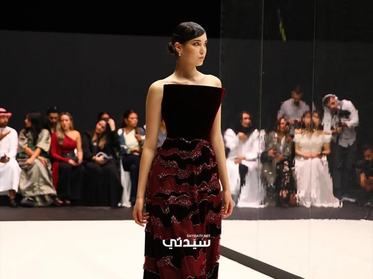 فستان من عدنان أكبر - تصوير مي الحربي - خاص سيدتي