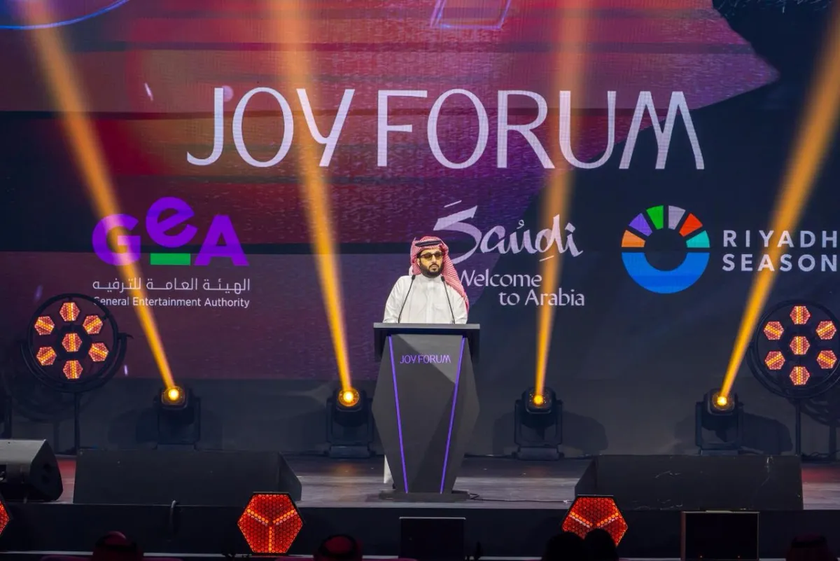 تركي آل الشيخ يرحب بضيوف جوي فوروم 2025