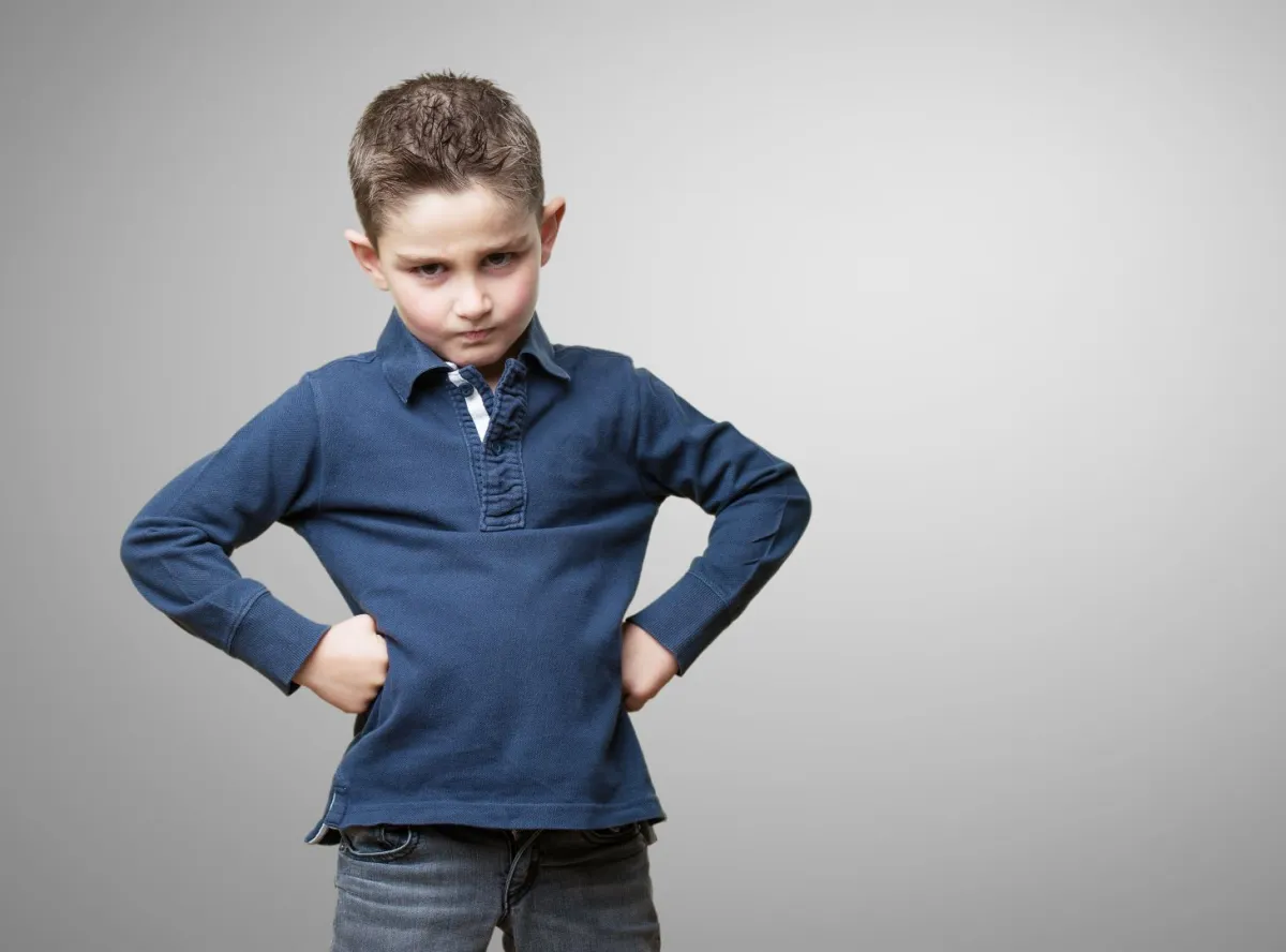 صورة تعبر عن طفل غير صبور