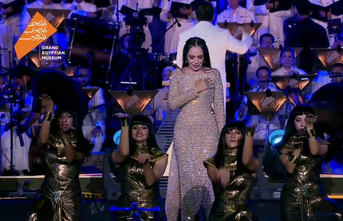 شريهان من حفل افتتاح المتحف المصري الكبير - الصورة من المركز الإعلامي للشركة المتحدة