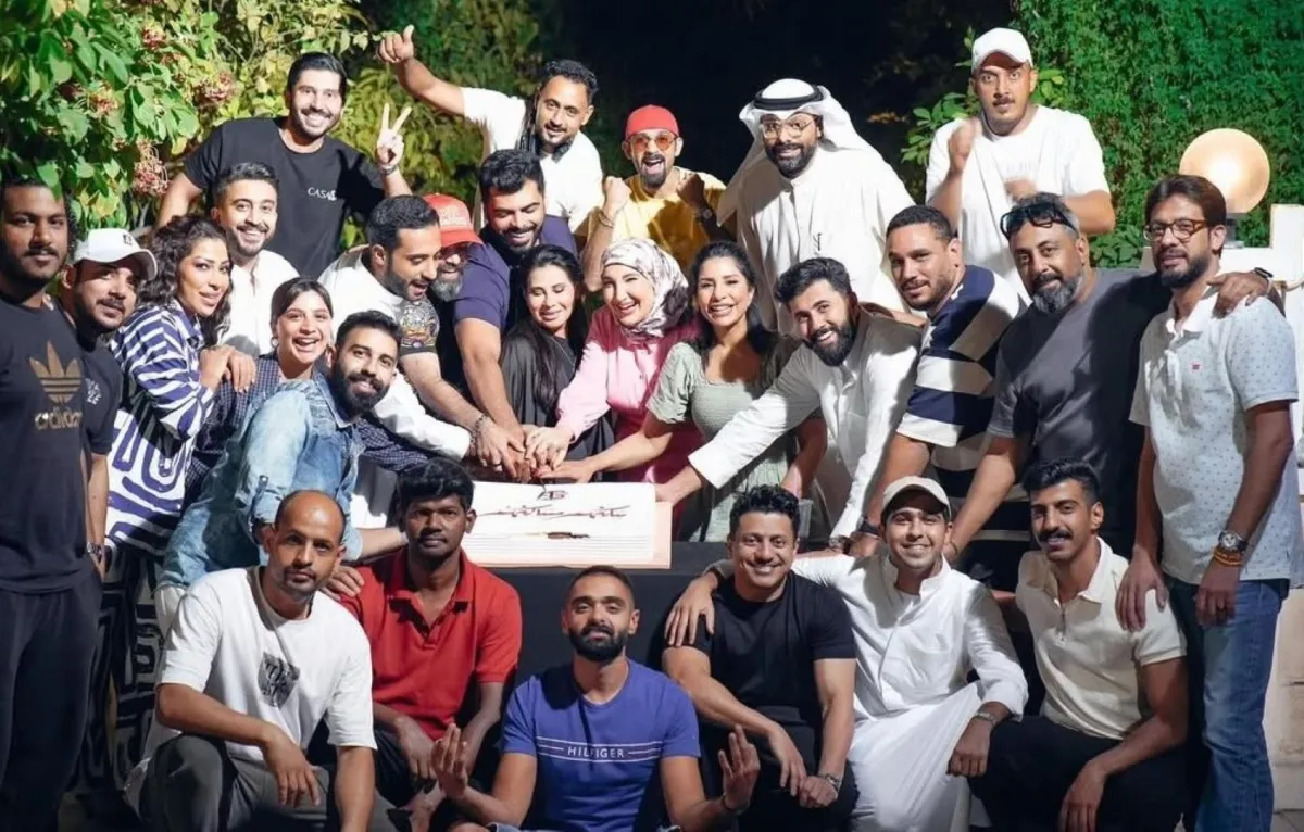 المشاركون في مسلسل سكنهم مساكنهم - الصورة من حساب سماح على إنستغرام