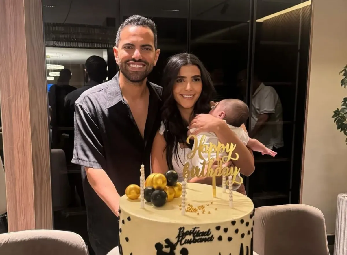 ريم سامي وزوجها ونجلها- الصورة من حسابها على إنستغرام